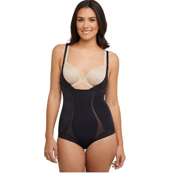 Maidenform 2XL Firm Foundation WYOB Open Bust Body Shaper DM5004 Black - Picture 1 of 7